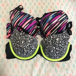 BUNDLE: 2 34C PINK Lightly Lined Bras